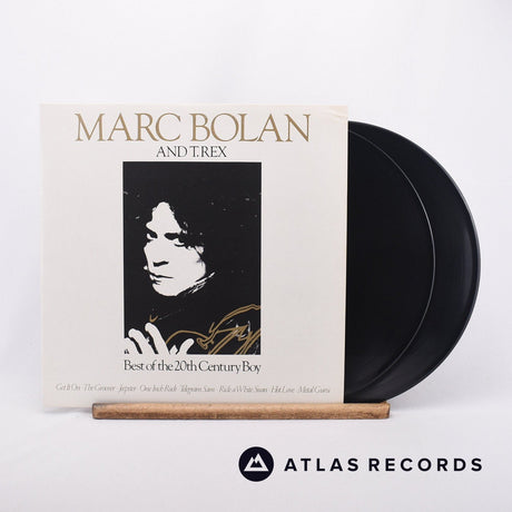 Marc Bolan Best Of The 20th Century Boy 2 x LP Vinyl Record - Front Cover & Record
