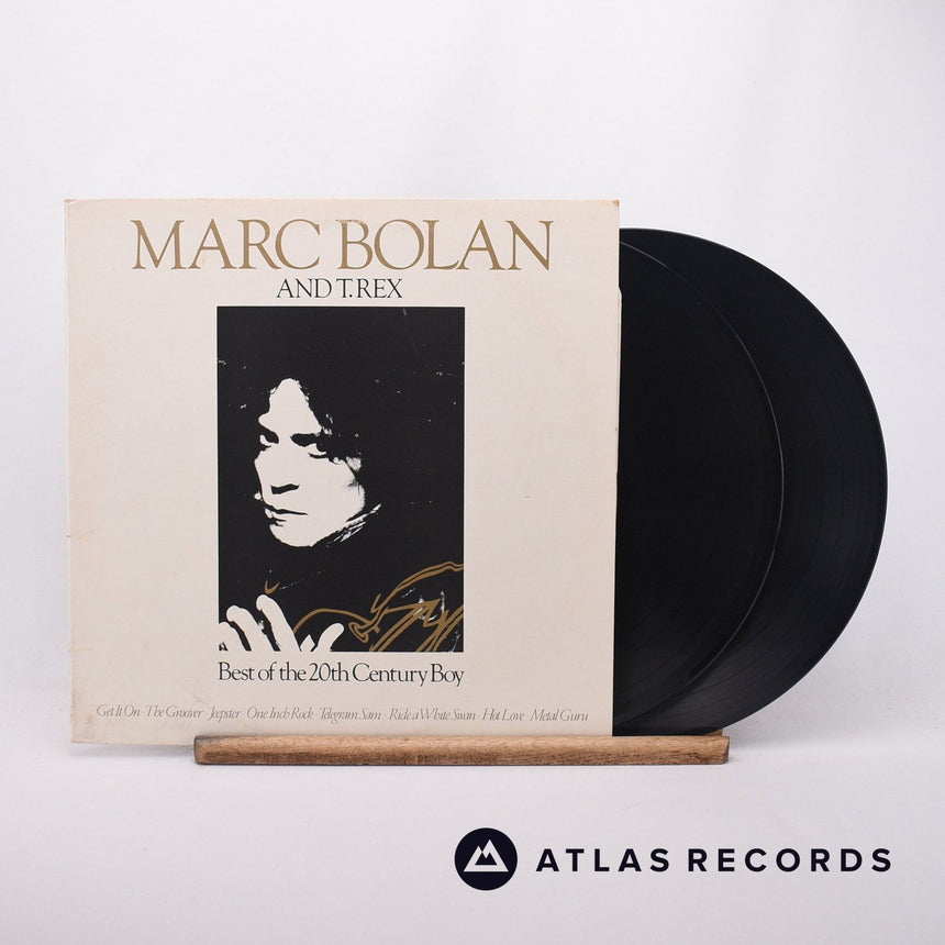 Marc Bolan Best Of The 20th Century Boy 2 x LP Vinyl Record - Front Cover & Record