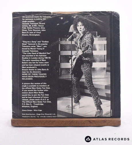 Marc Bolan - Return Of The Electric Warrior - 7" Vinyl Record - VG/VG