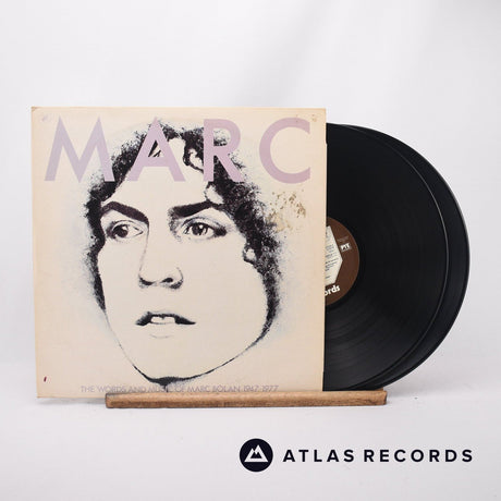 Marc Bolan The Words And Music Of Marc Bolan 1947 - 1977 2 x LP Vinyl Record - Front Cover & Record
