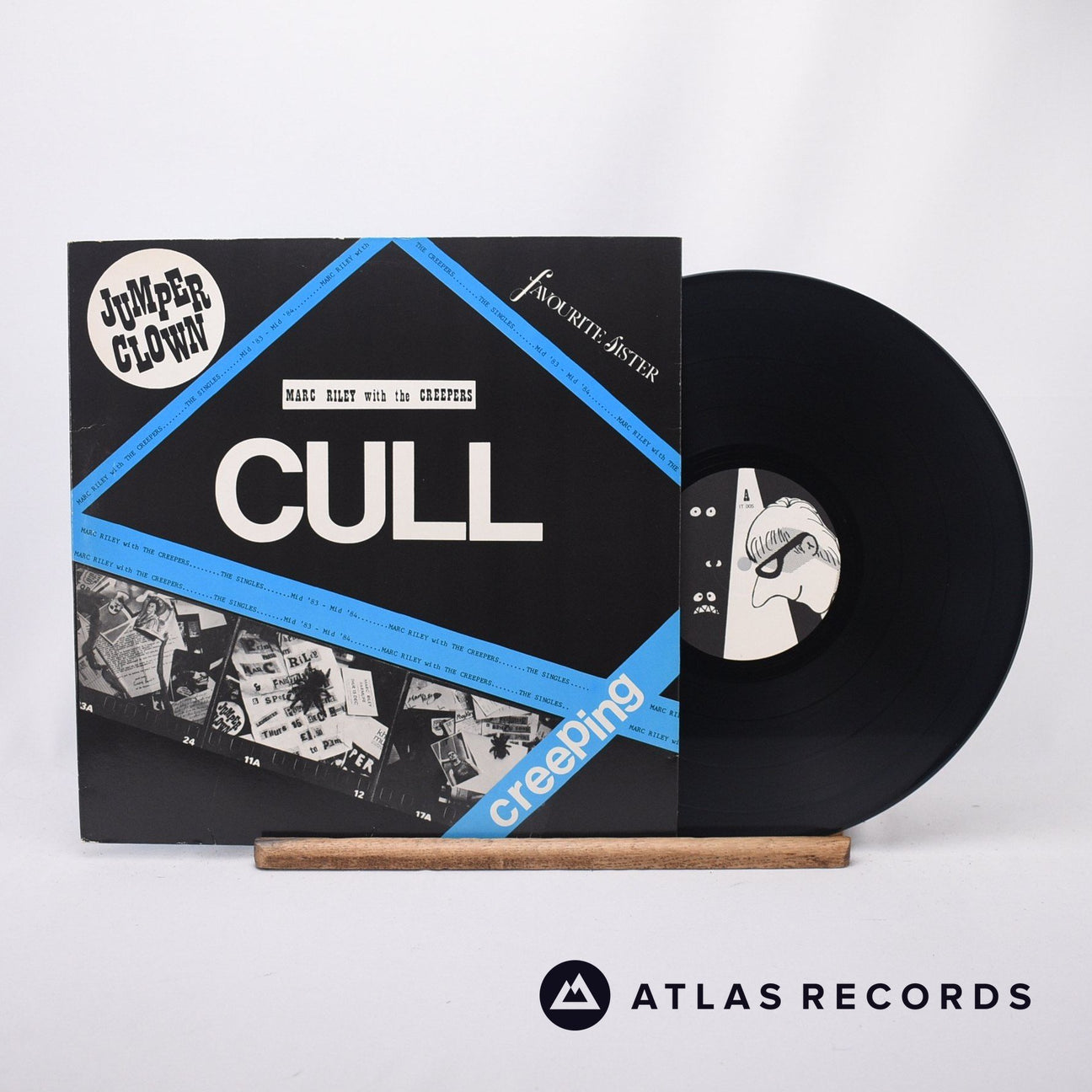 Marc Riley Cull (The Singles Mid '83 - Mid '84) LP Vinyl Record - Front Cover & Record