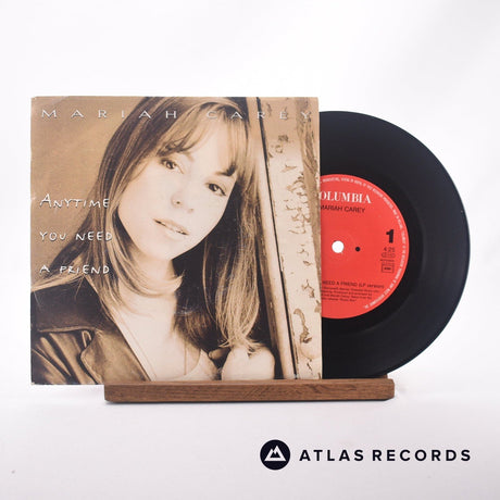 Mariah Carey Anytime You Need A Friend 7" Vinyl Record - Front Cover & Record