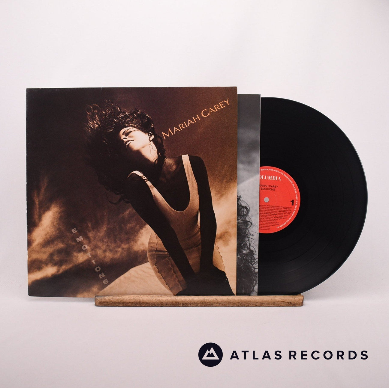 Mariah Carey Emotions LP Vinyl Record - Front Cover & Record