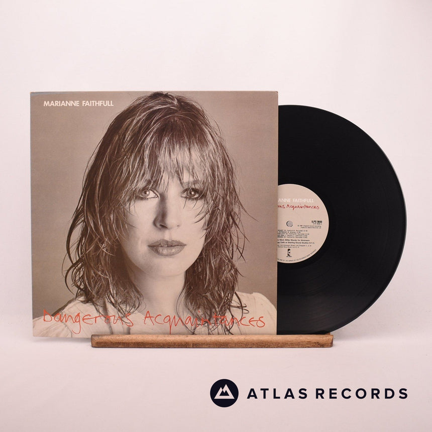 Marianne Faithfull Dangerous Acquaintances LP Vinyl Record - Front Cover & Record