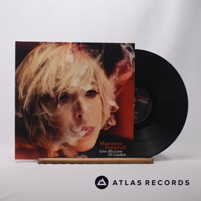 Marianne Faithfull Give My Love To London LP + CD Vinyl Record - Front Cover & Record