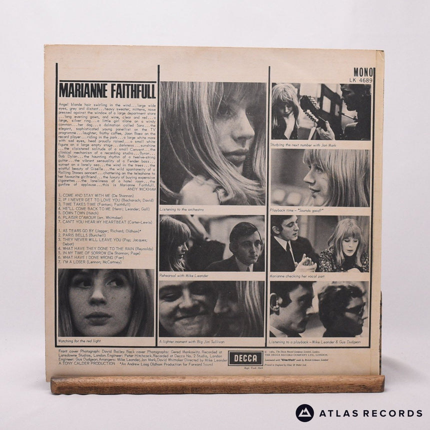 Marianne Faithfull - Marianne Faithfull - Mono 2K 1K LP Vinyl Record - VG+/VG+