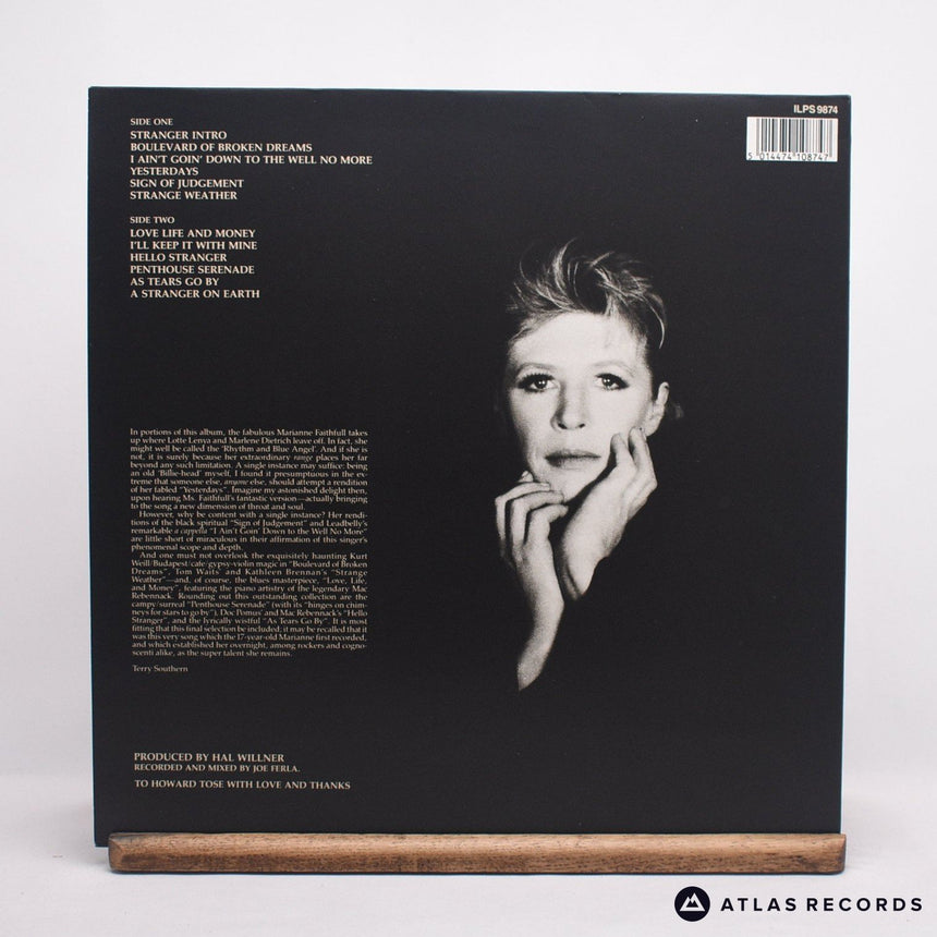 Marianne Faithfull - Strange Weather - Gatefold LP Vinyl Record - NM/NM