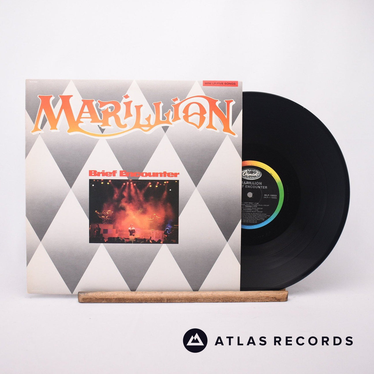 Marillion Brief Encounter LP Vinyl Record - Front Cover & Record