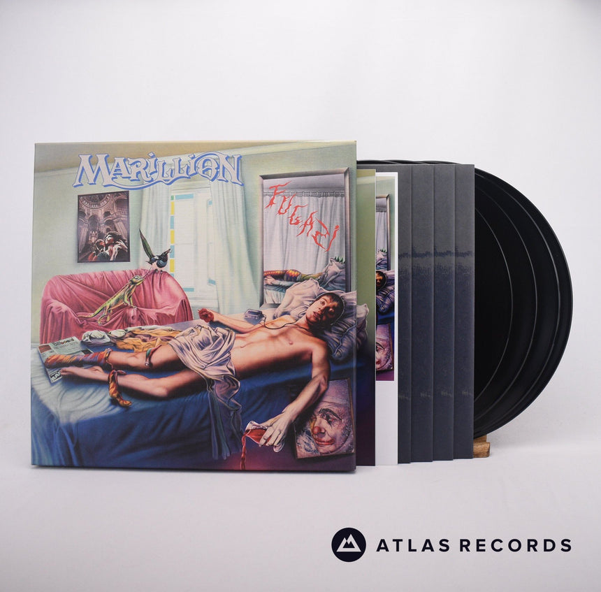 Marillion Fugazi 4 x LP Box Set Vinyl Record - Front Cover & Record