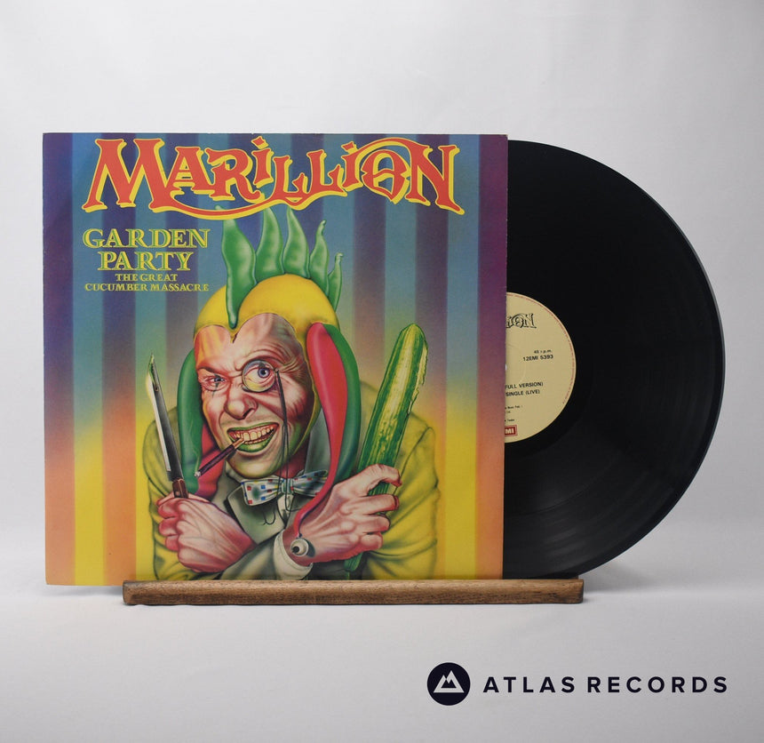 Marillion Garden Party 12" Vinyl Record - Front Cover & Record