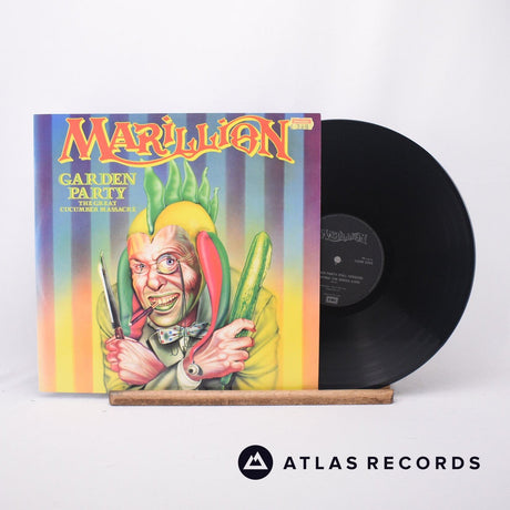 Marillion Garden Party 12" Vinyl Record - Front Cover & Record