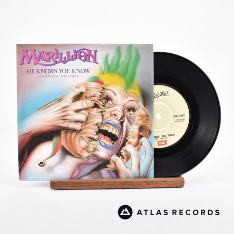 Marillion He Knows You Know 7" Vinyl Record - Front Cover & Record
