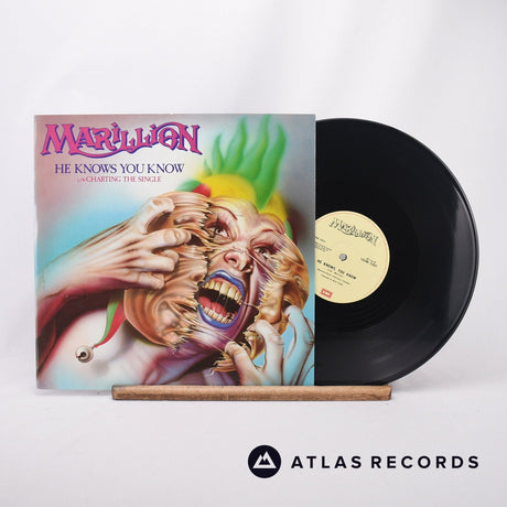 Marillion He Knows You Know 12" Vinyl Record - Front Cover & Record
