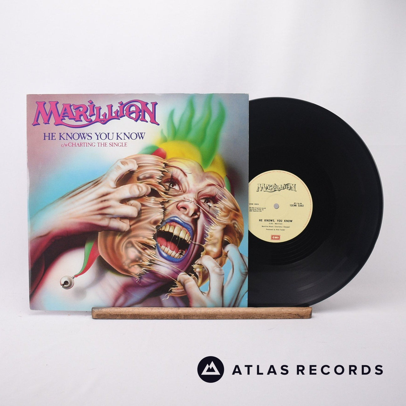 Marillion He Knows You Know 12" Vinyl Record - Front Cover & Record