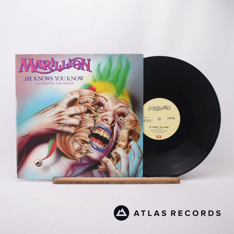 Marillion He Knows You Know 12" Vinyl Record - Front Cover & Record