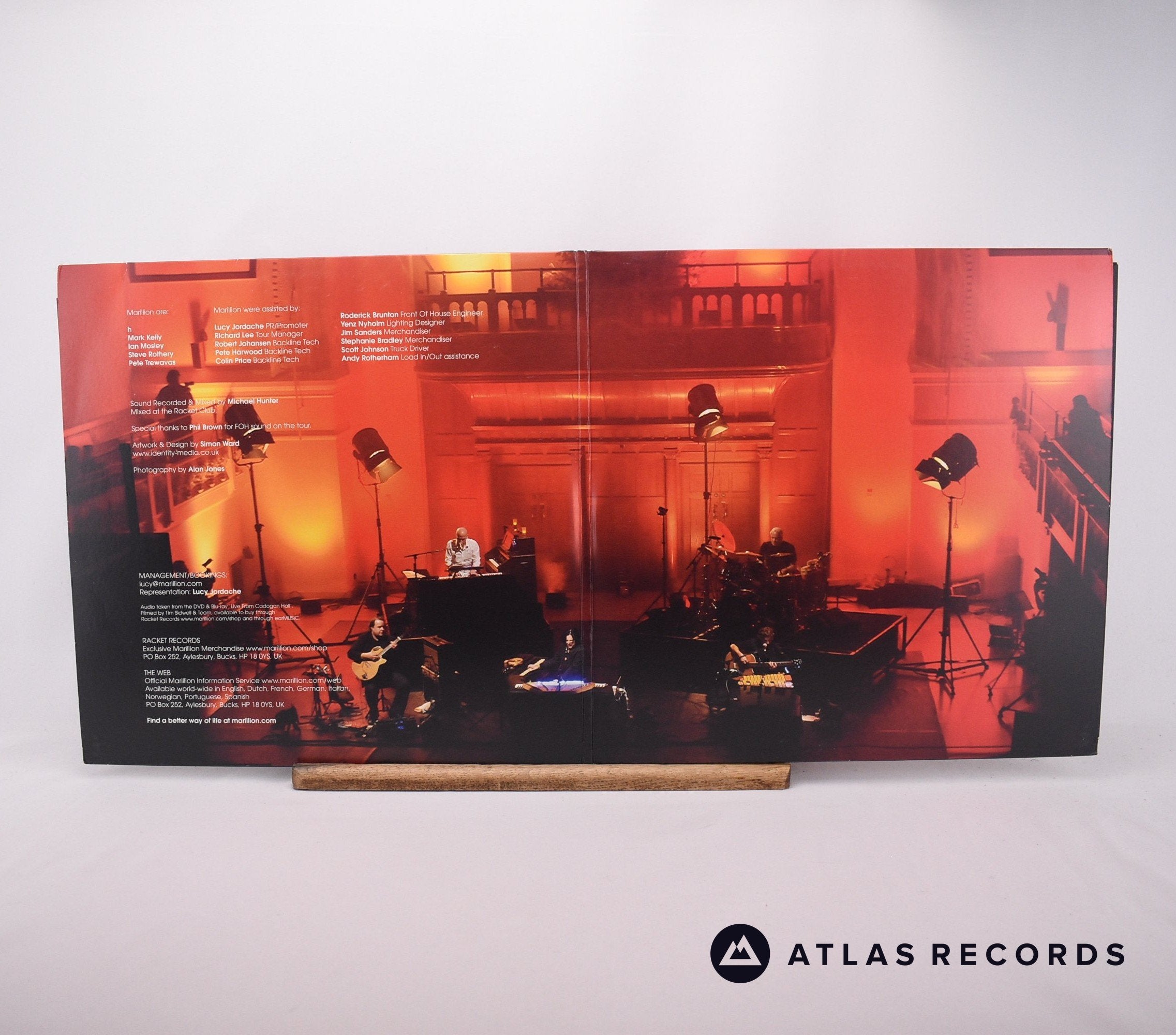 Marillion Live From Cadogan Hall 4 x LP Vinyl Record EX/NM – Atlas