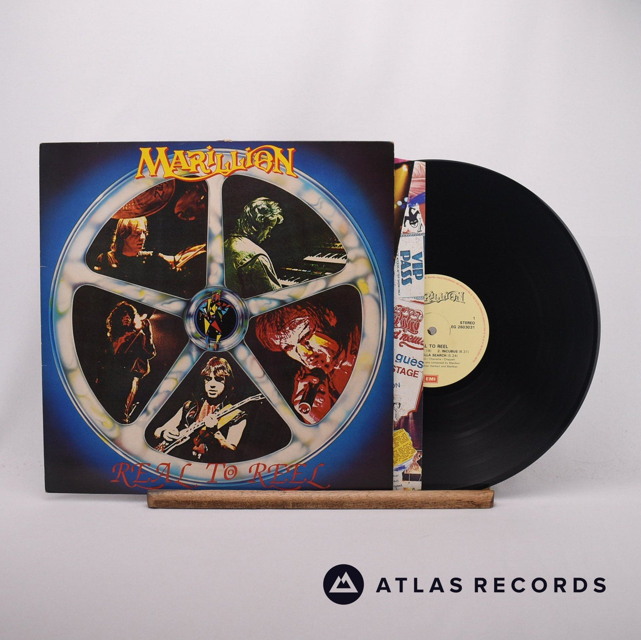 Marillion Real To Reel LP Vinyl Record - Front Cover & Record