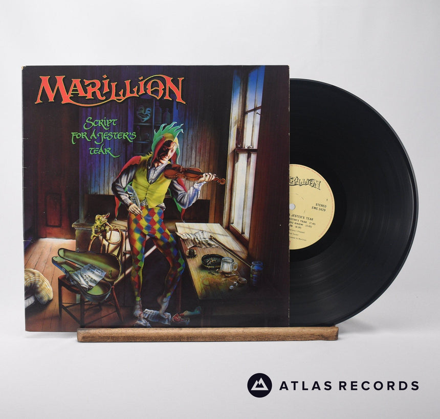 Marillion Script For A Jester's Tear LP Vinyl Record - Front Cover & Record