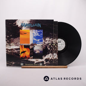 Marillion Seasons End LP Vinyl Record - Front Cover & Record