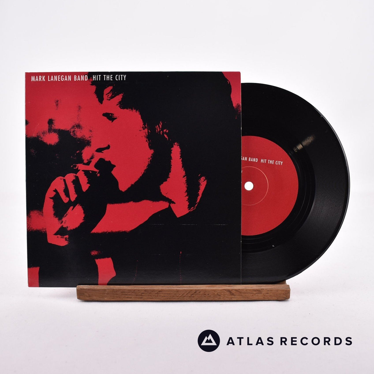 Mark Lanegan Band Hit The City 7" Vinyl Record - Front Cover & Record