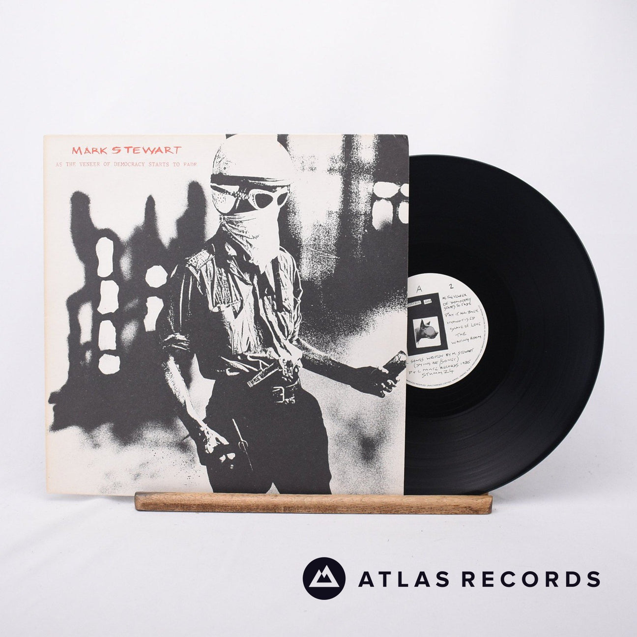 Mark Stewart As The Veneer Of Democracy Starts To Fade LP Vinyl Record - Front Cover & Record