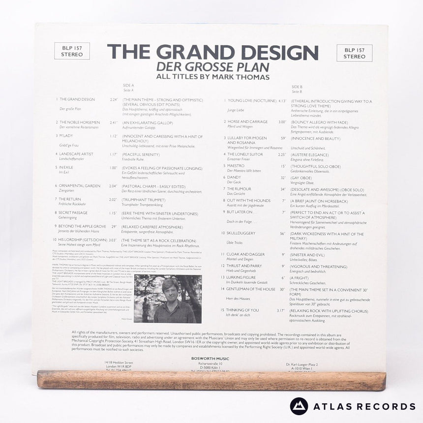 Mark Thomas - The Grand Design - LP Vinyl Record - VG+/EX