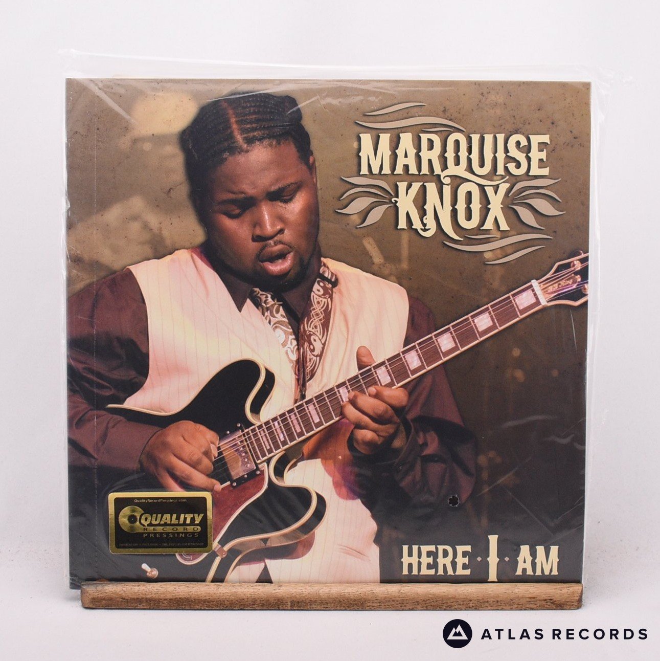 Marquise Knox Here I Am 2 x LP Vinyl Record - Front Cover & Record