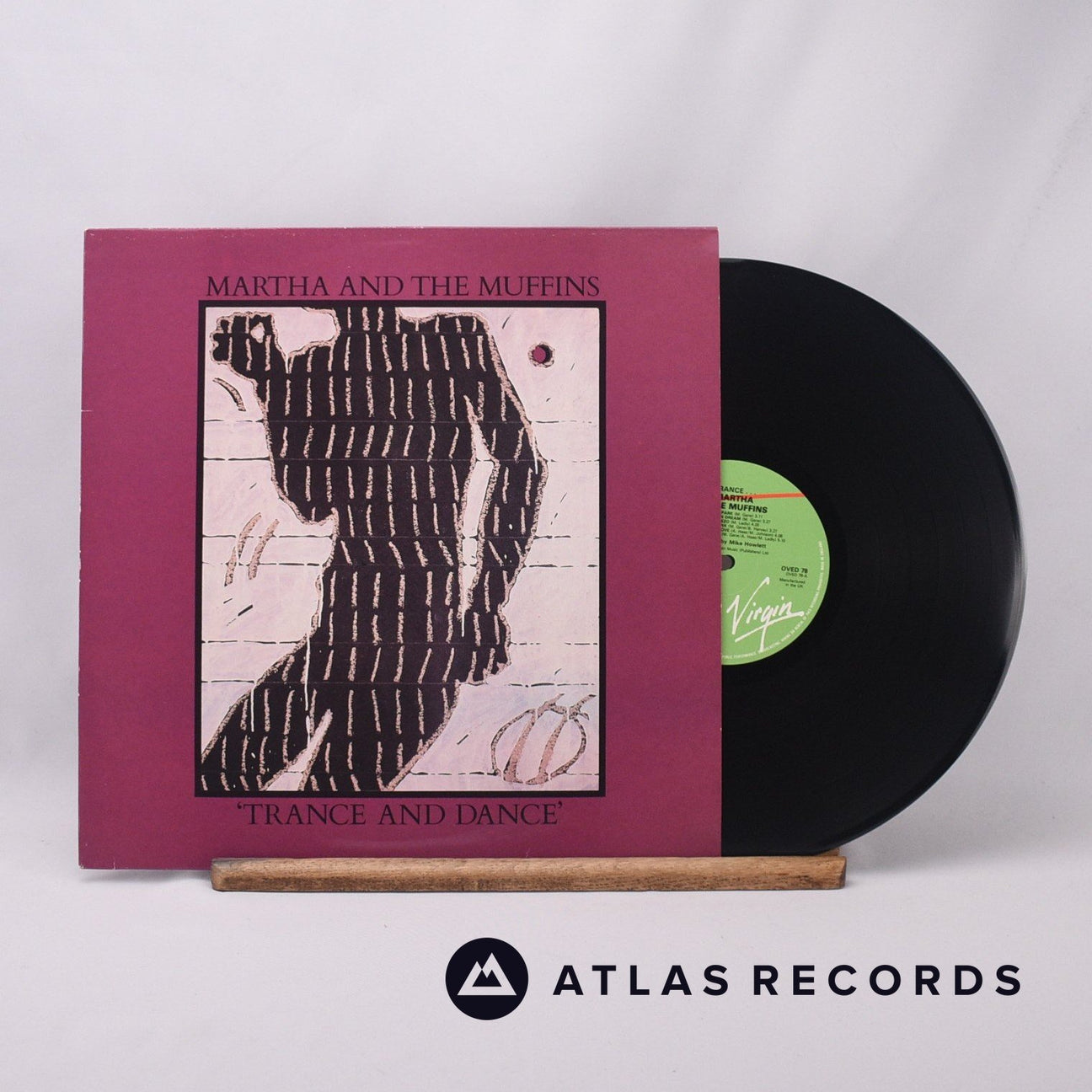 Martha And The Muffins Trance And Dance LP Vinyl Record - Front Cover & Record