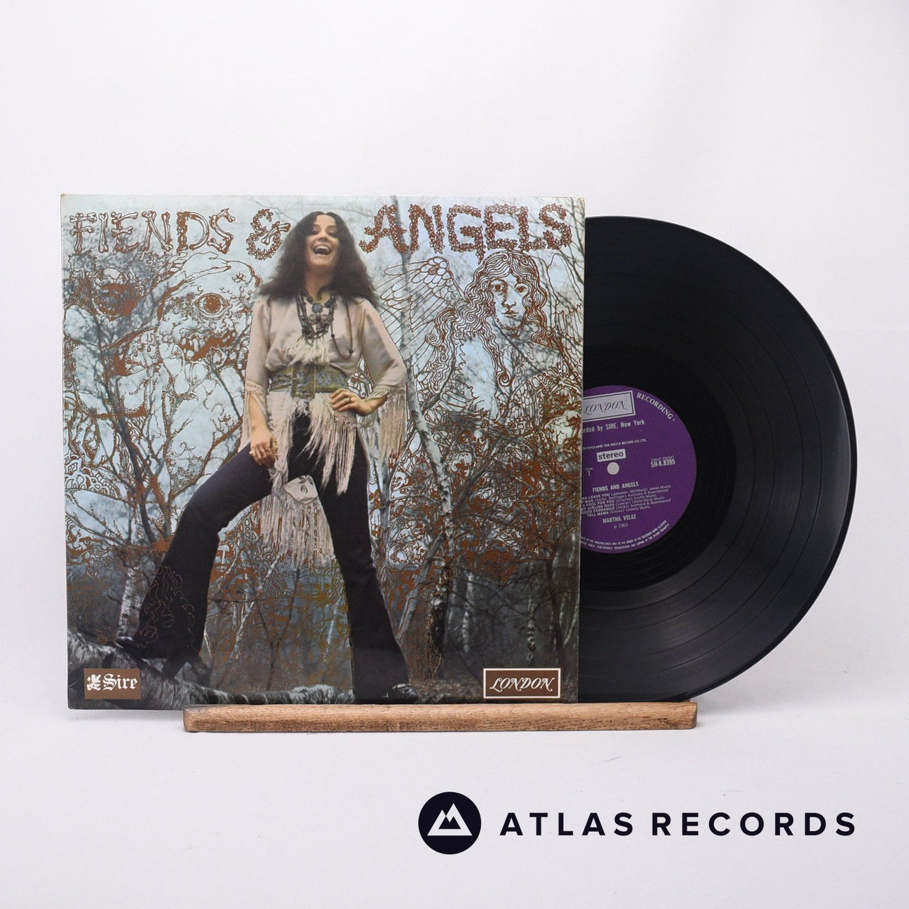 Martha Velez Fiends & Angels LP Vinyl Record - Front Cover & Record