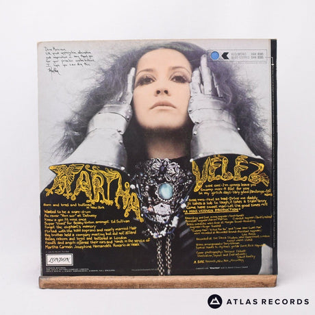 Martha Velez - Fiends & Angels - Stereo LP Vinyl Record - EX/EX