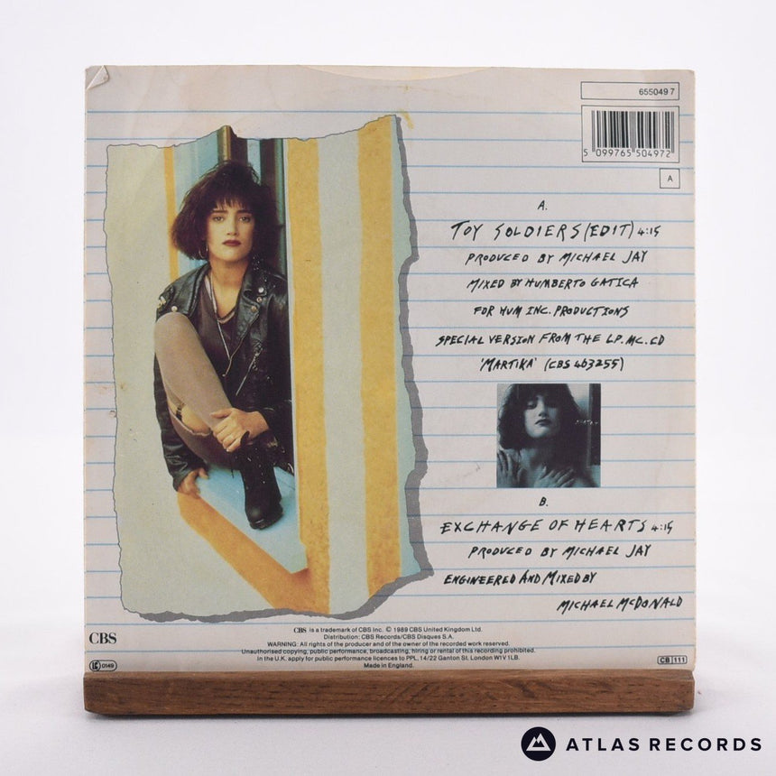 Martika - Toy Soldiers - 7" Vinyl Record - VG+/VG+