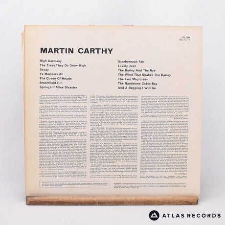 Martin Carthy - Martin Carthy - 1Y 2Y LP Vinyl Record - EX/VG+