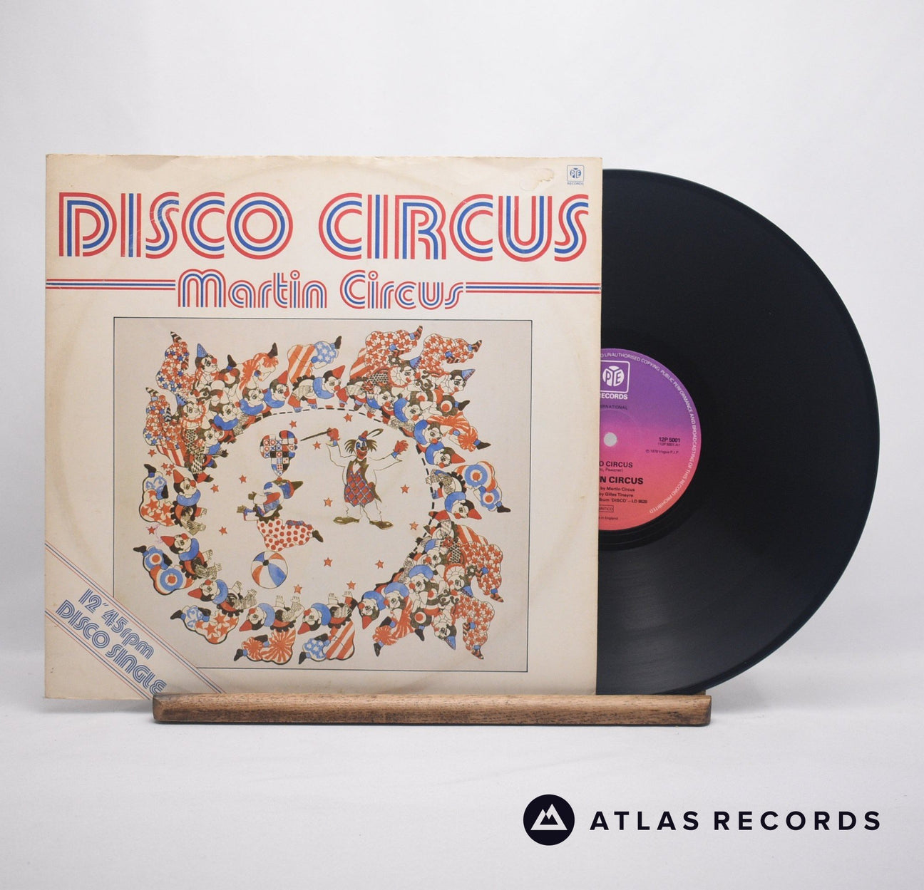 Martin Circus Disco Circus 12" Vinyl Record - Front Cover & Record