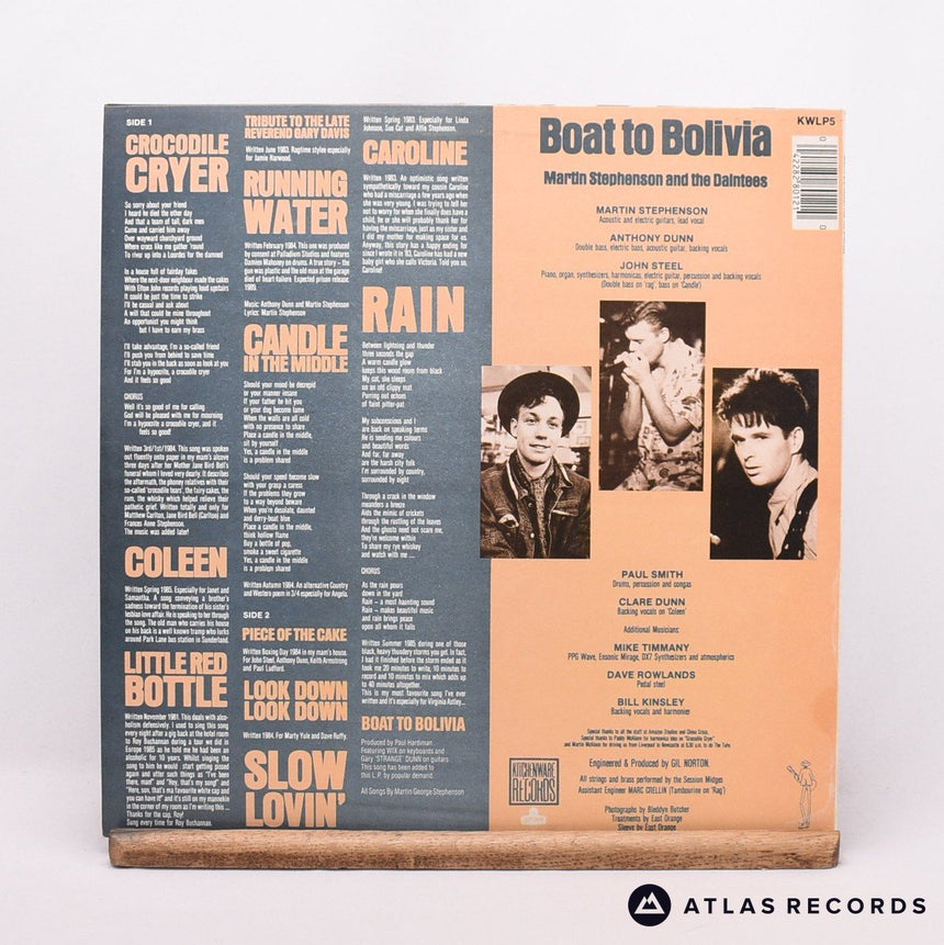 Martin Stephenson And The Daintees - Boat To Bolivia - LP Vinyl Record - EX/EX