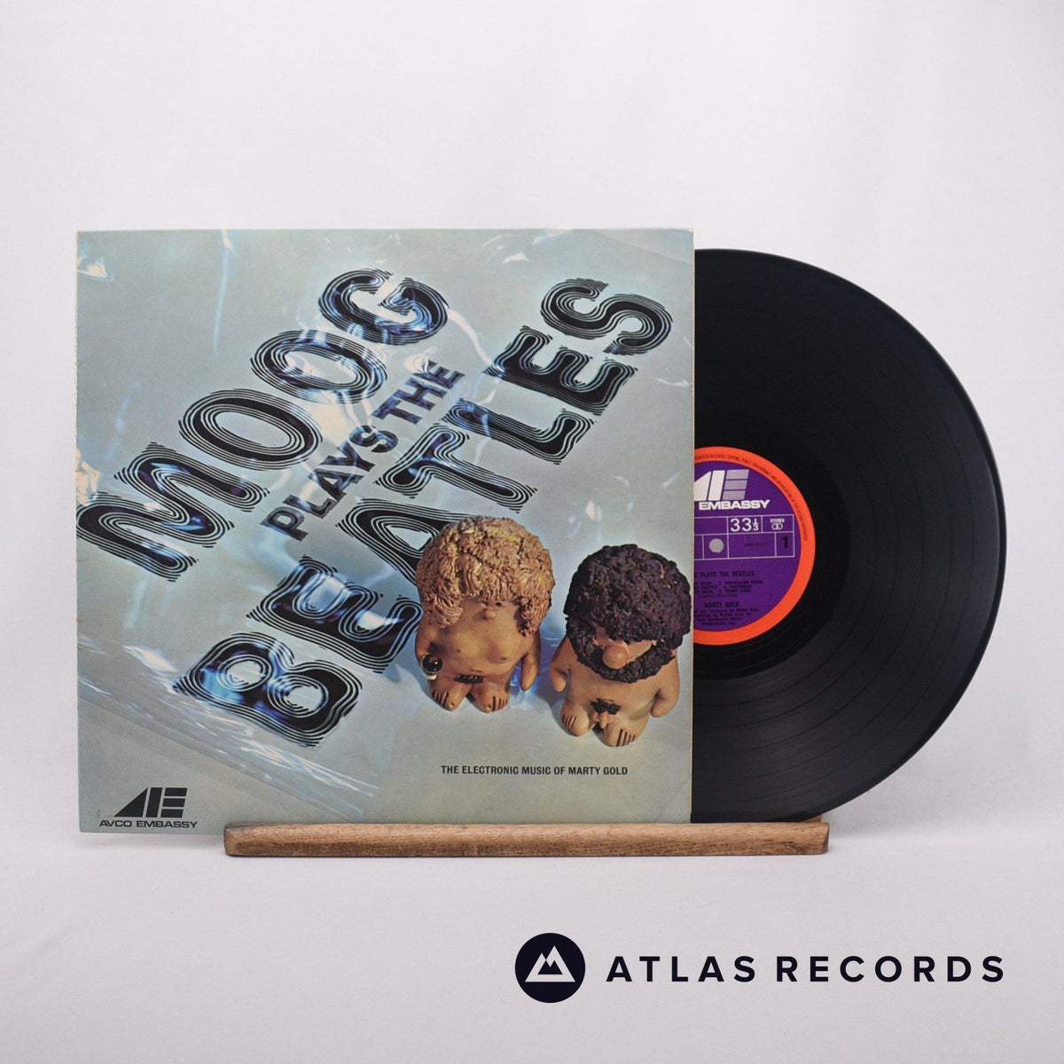 Marty Gold Moog Plays The Beatles LP Vinyl Record - Front Cover & Record