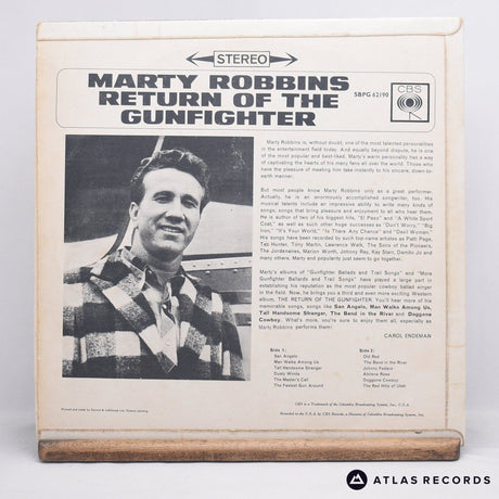 Marty Robbins - The Return Of The Gunfighter - LP Vinyl Record - VG+/VG+