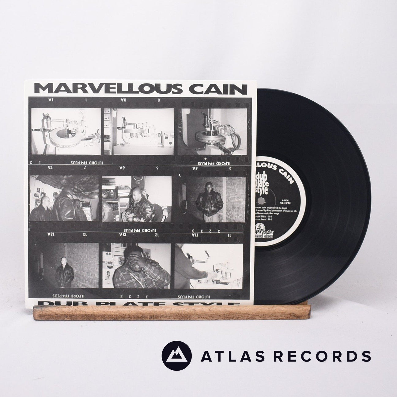 Marvellous Cain Dub Plate Style 10" Vinyl Record - Front Cover & Record