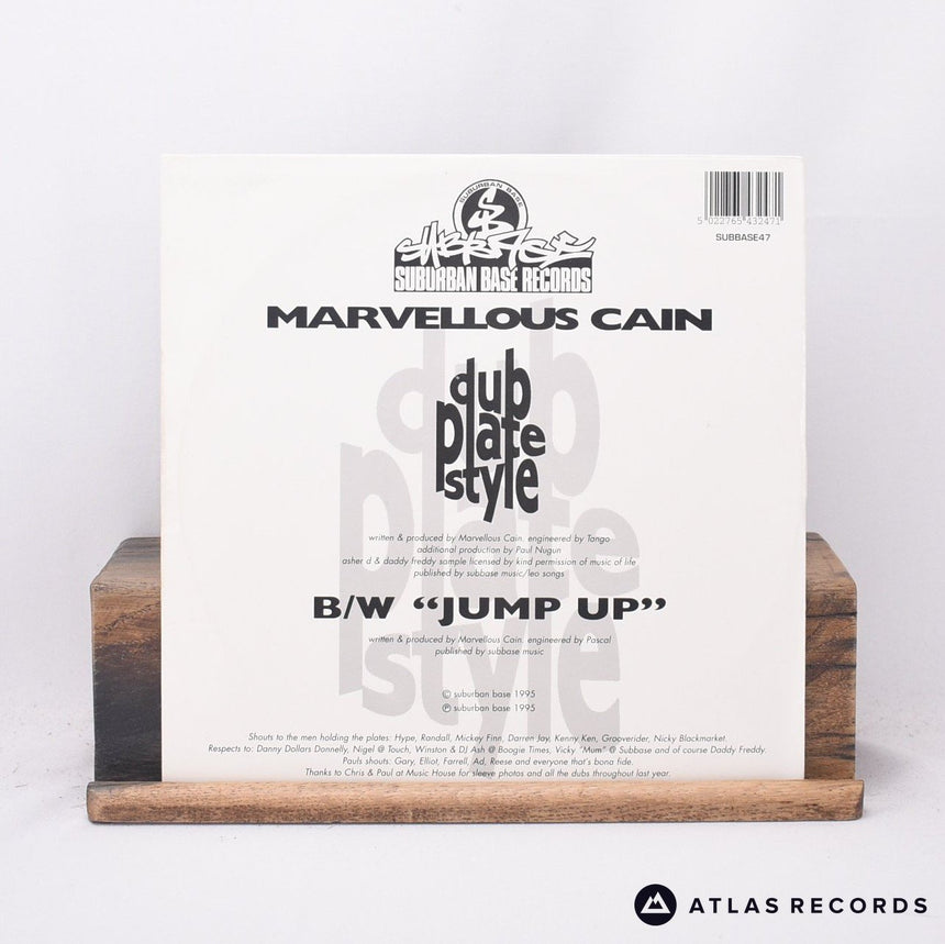 Marvellous Cain - Dub Plate Style - 10" Vinyl Record - EX/VG