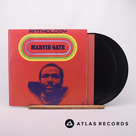 Marvin Gaye Anthology 2 x LP Vinyl Record - Front Cover & Record