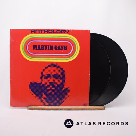 Marvin Gaye Anthology 2 x LP Vinyl Record - Front Cover & Record