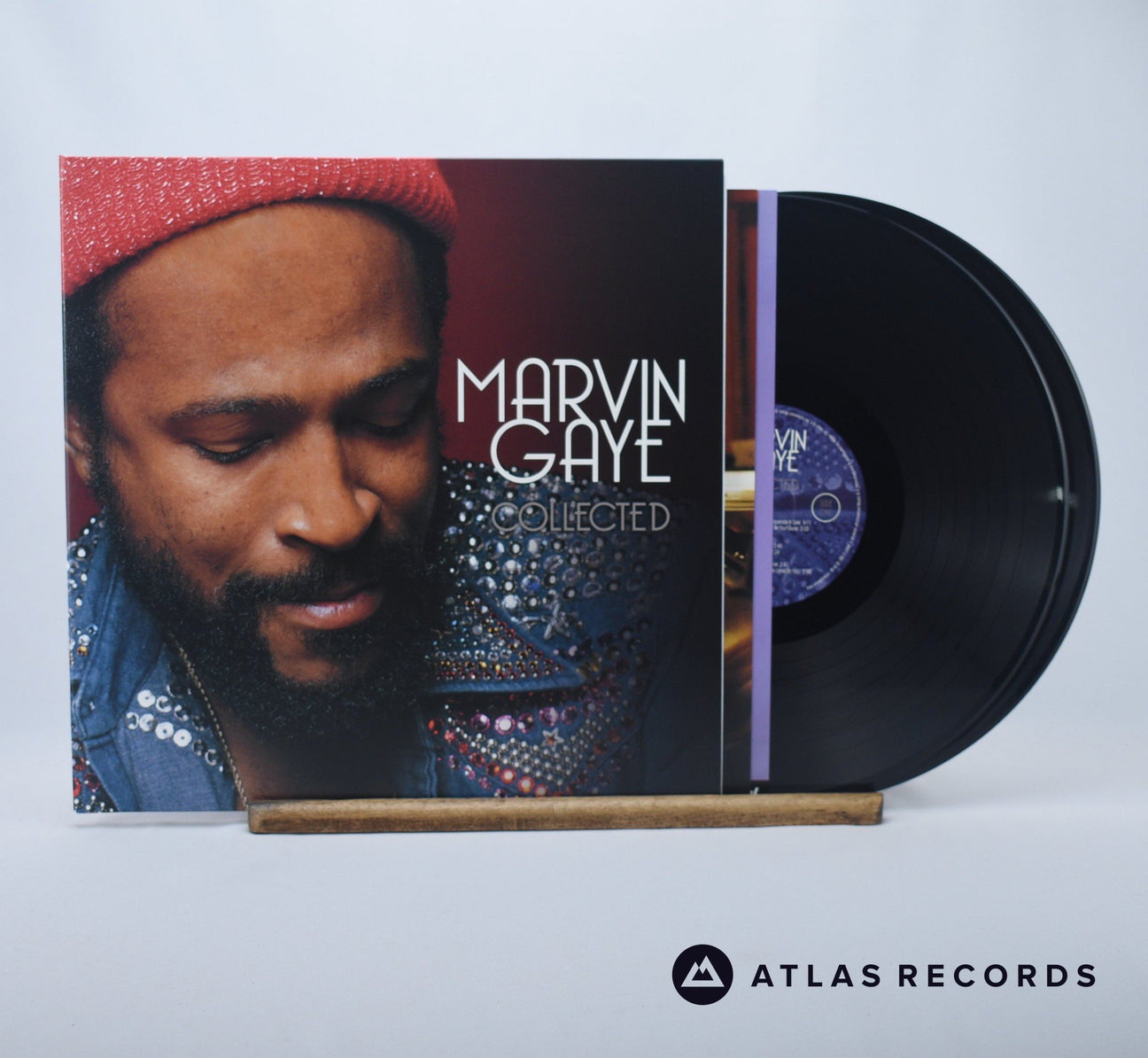 Marvin Gaye Collected Double LP Vinyl Record - Front Cover & Record