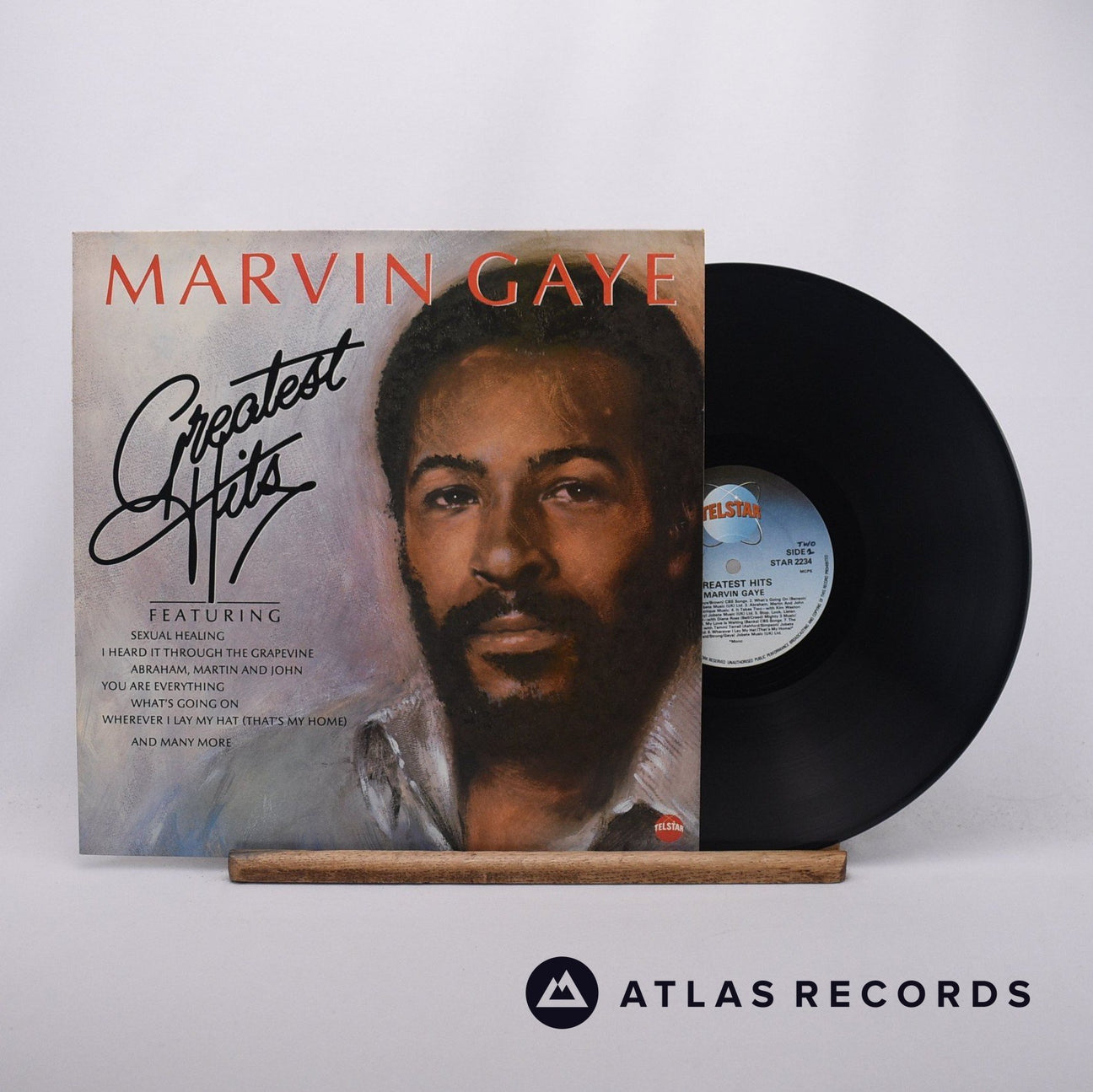 Marvin Gaye Greatest Hits LP Vinyl Record - Front Cover & Record