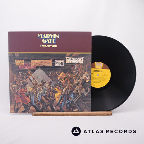 Marvin Gaye I Want You LP Vinyl Record - Front Cover & Record