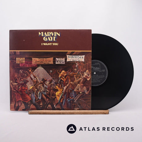 Marvin Gaye I Want You LP Vinyl Record - Front Cover & Record