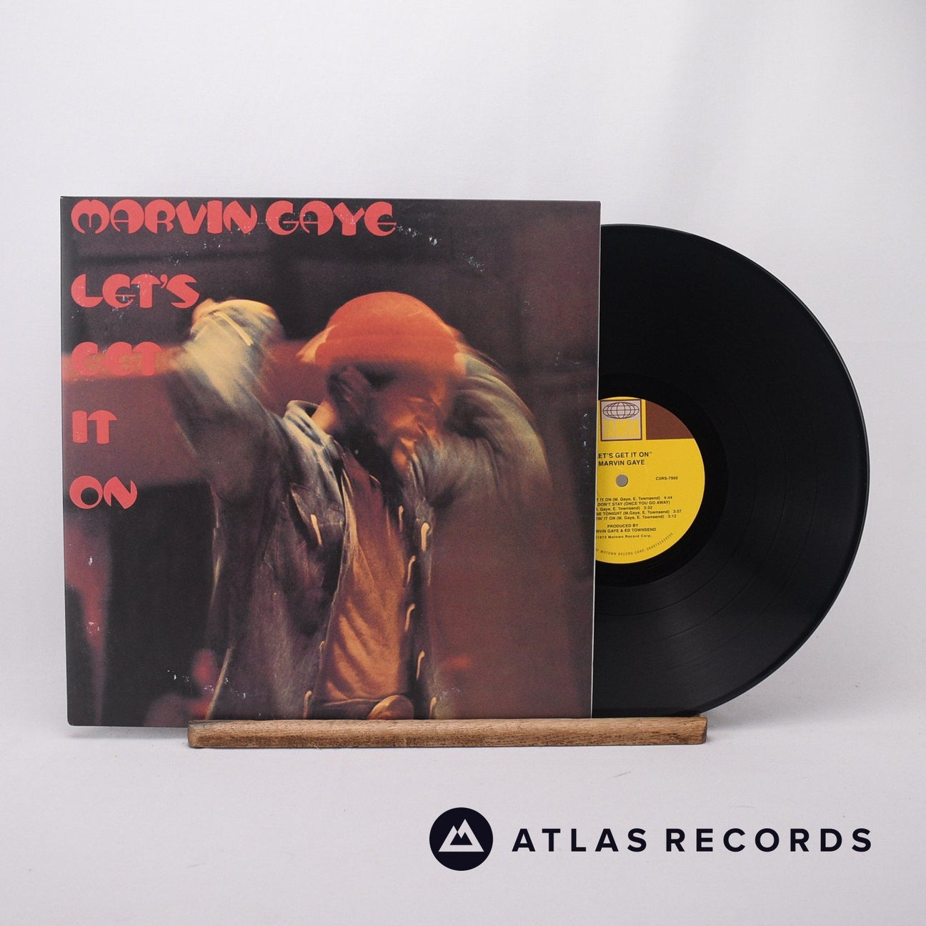 Marvin Gaye Let's Get It On LP Vinyl Record - Front Cover & Record