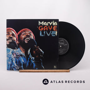 Marvin Gaye Marvin Gaye Live! LP Vinyl Record - Front Cover & Record