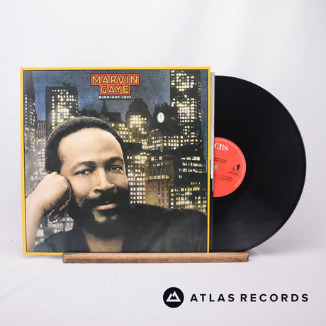 Marvin Gaye Midnight Love LP Vinyl Record - Front Cover & Record