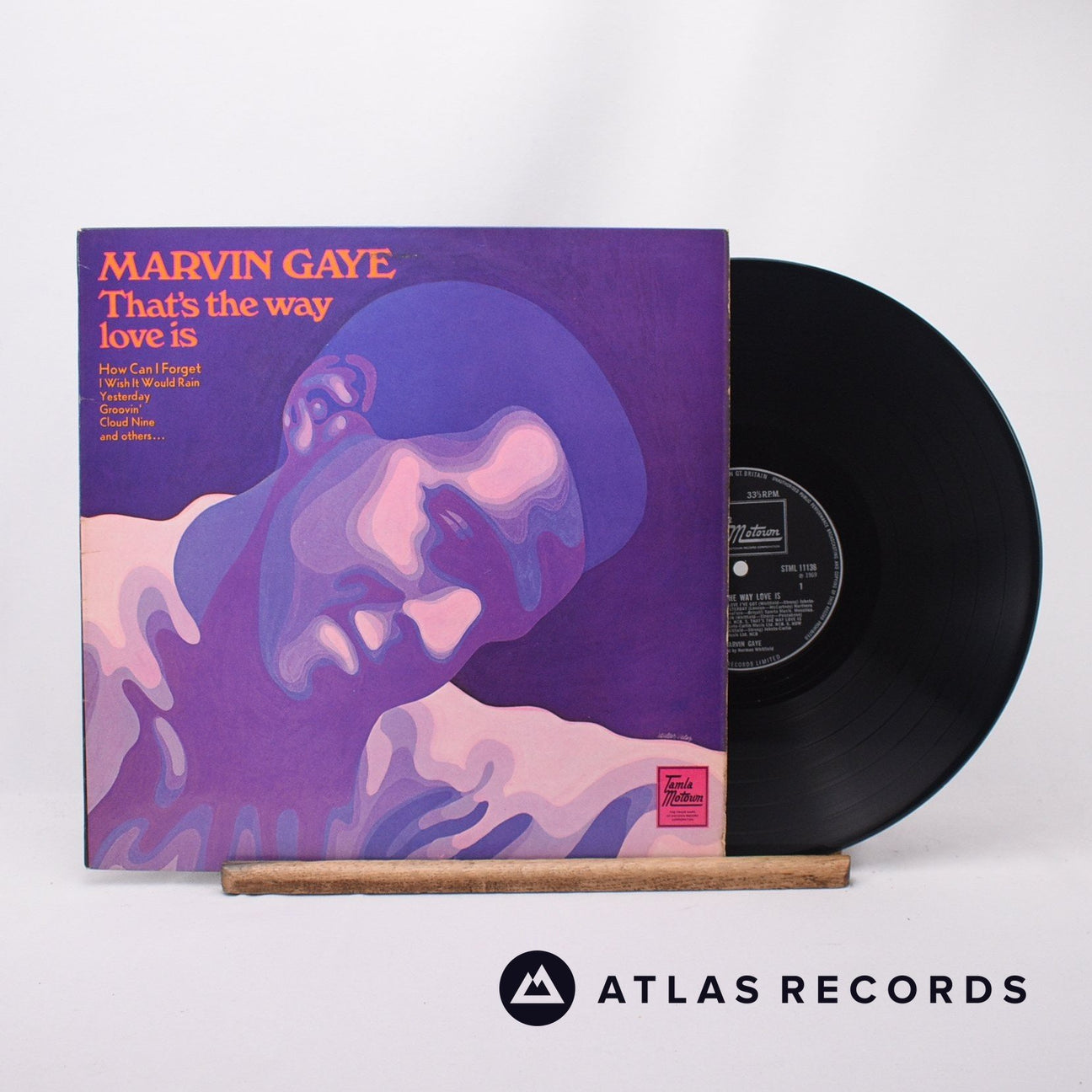 Marvin Gaye That's The Way Love Is LP Vinyl Record - Front Cover & Record