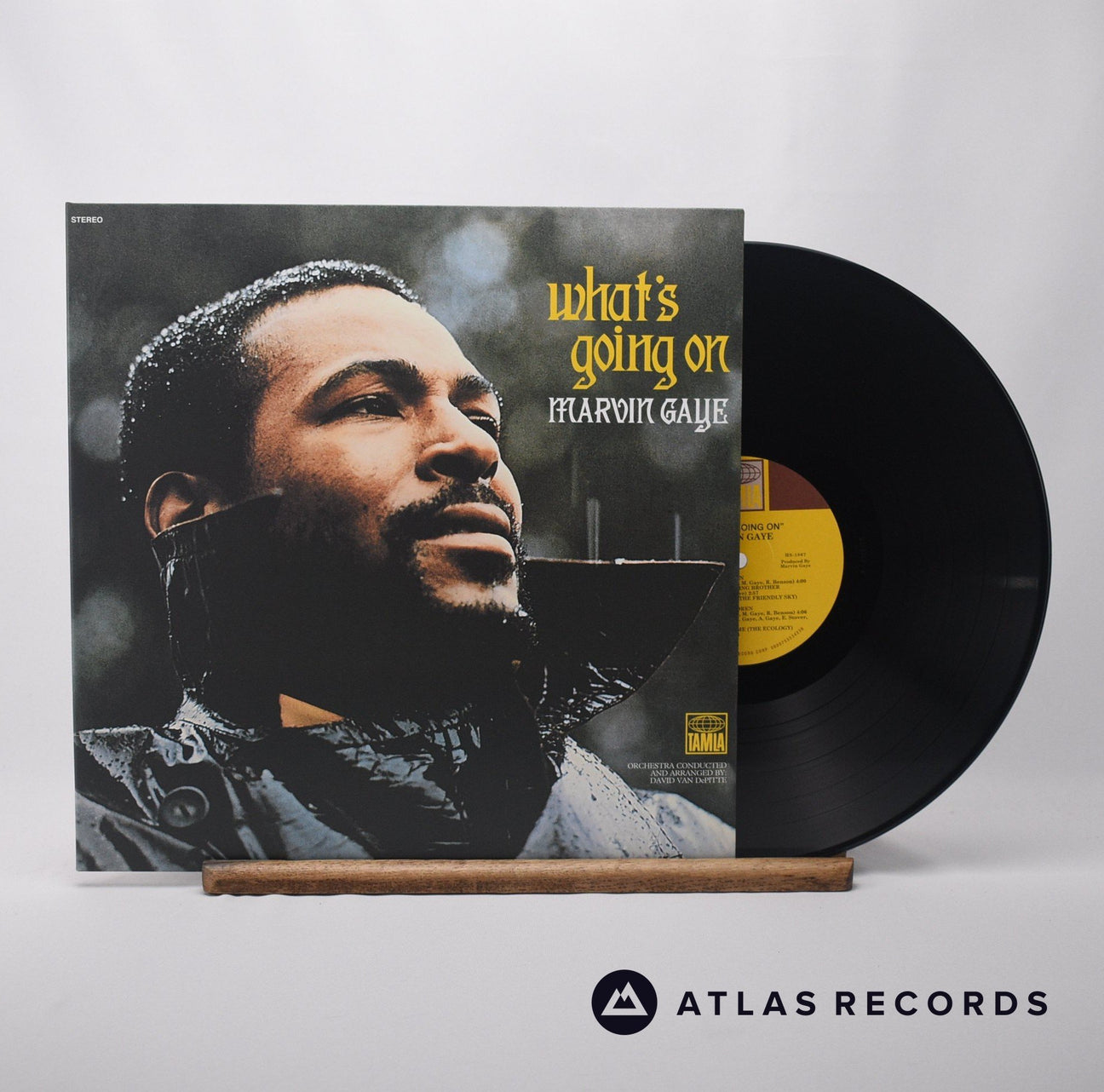 Marvin Gaye What's Going On LP Vinyl Record - Front Cover & Record