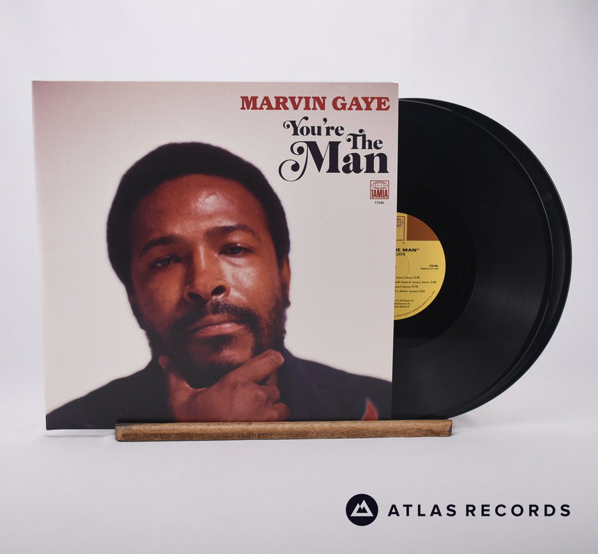 Marvin Gaye You're The Man Double LP Vinyl Record - Front Cover & Record